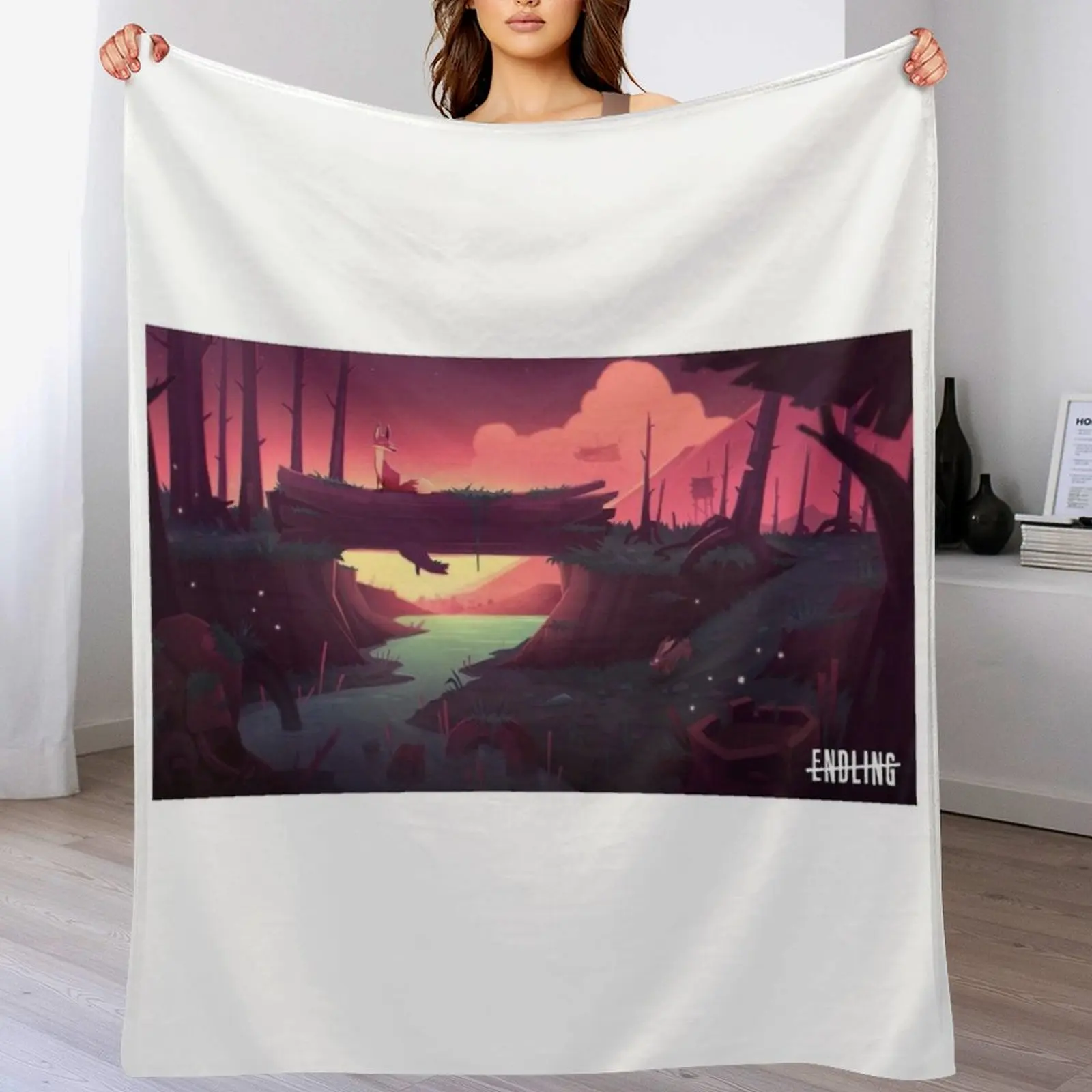 Endling Throw Blanket Sofa Quilt cosplay anime Summer Blankets