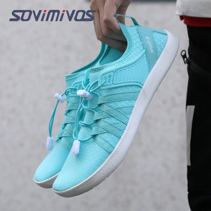 

Новые модные кроссовки босиком с широким носком, дышащая обувь на мягкой подошве с сеткой, универсальные повседневные кроссовки для пар с круглым носком