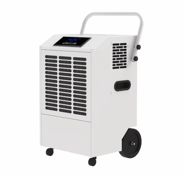 New Industrial 220V Electric Dehumidifier 90L Capacity 1 Year Warranty for Water Damage Restoration Greenhouse Use