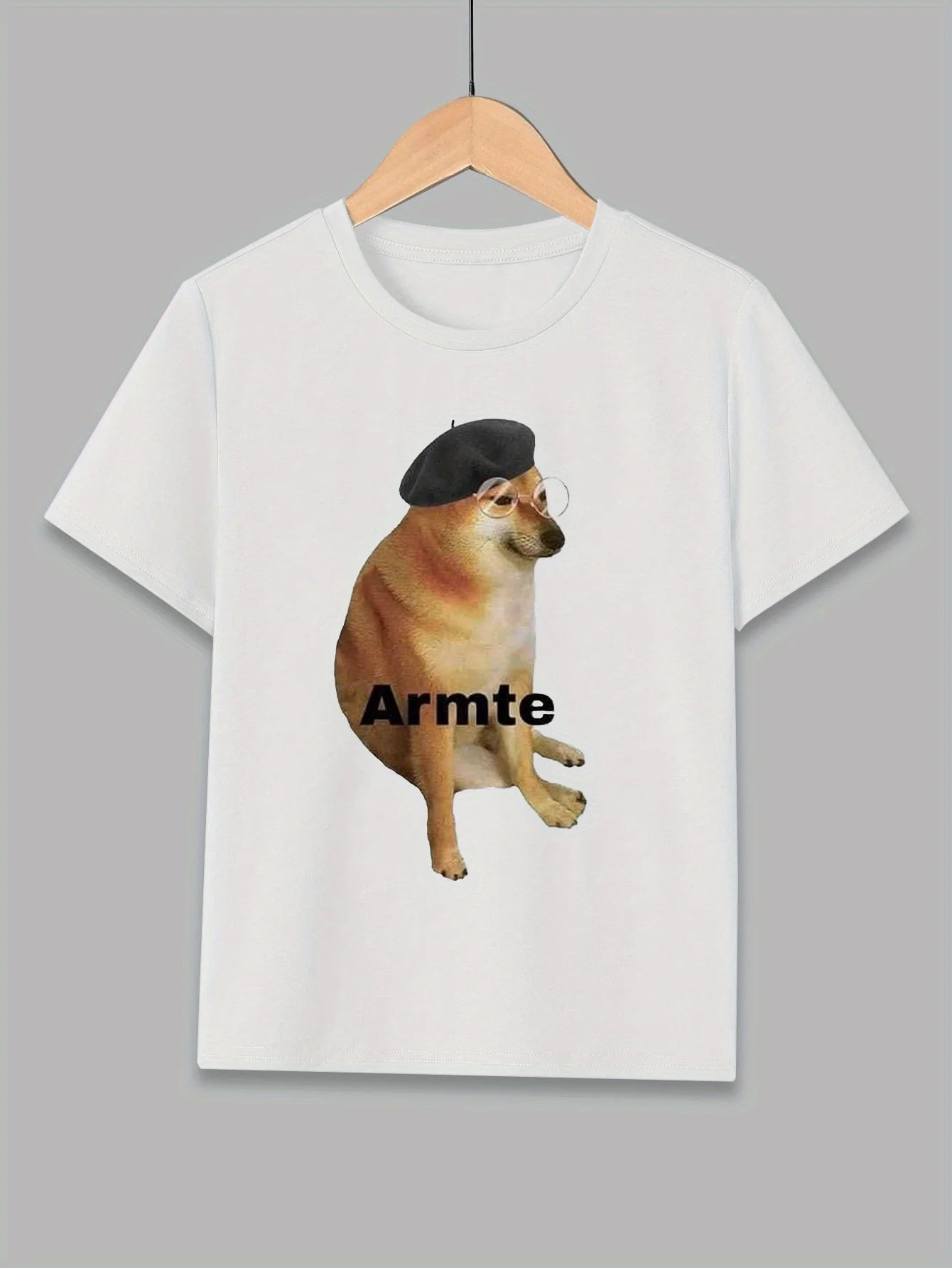 

Забавная шляпа с графическим принтом собаки, лето, осень, зима, хлопковая мужская и женская футболка с коротким рукавом, роскошный бренд для занятий спортом на открытом воздухе