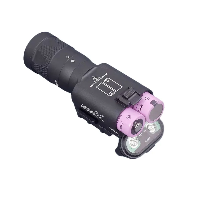 Torcia tattica per pistola X300V X300 Luce stroboscopica per armi LED 500 Lumen Guida di tiro per pistola X300 per Glock CZ 75 Pistola stroboscopica