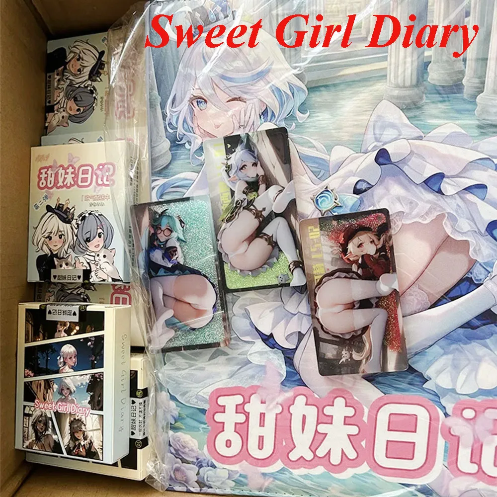 Wholesale New Sweet Girl Diary Goddess Story Card Anime Cute Girl Swimsuit Bikini SR PR Card Child Kids Toys And Hobbies Gift