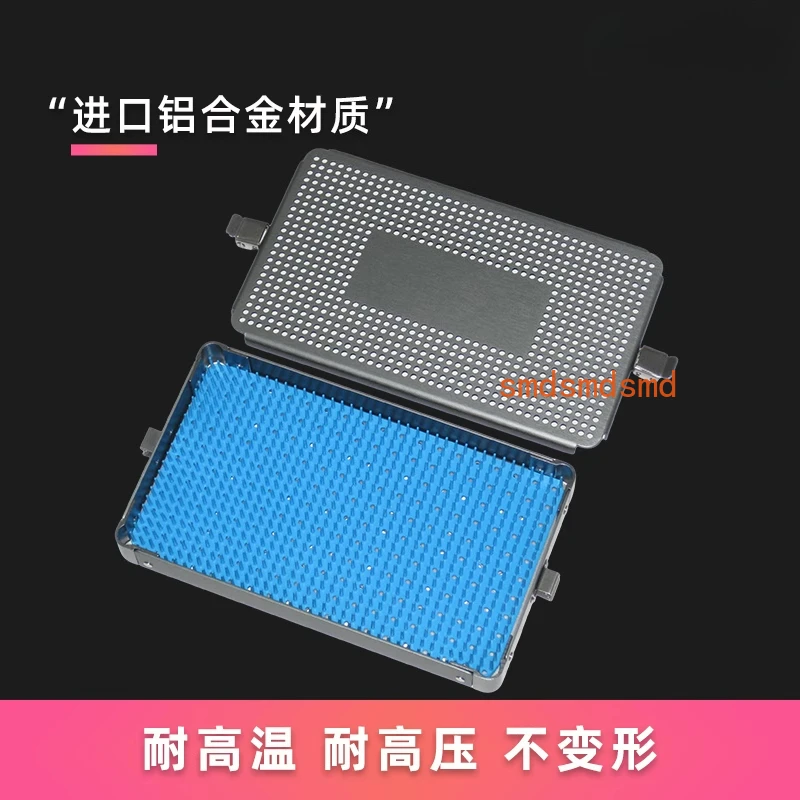 

Sterilization box Silicone sterilization support Aluminum alloy Percutaneous nephroscopy Endoscopic surgery