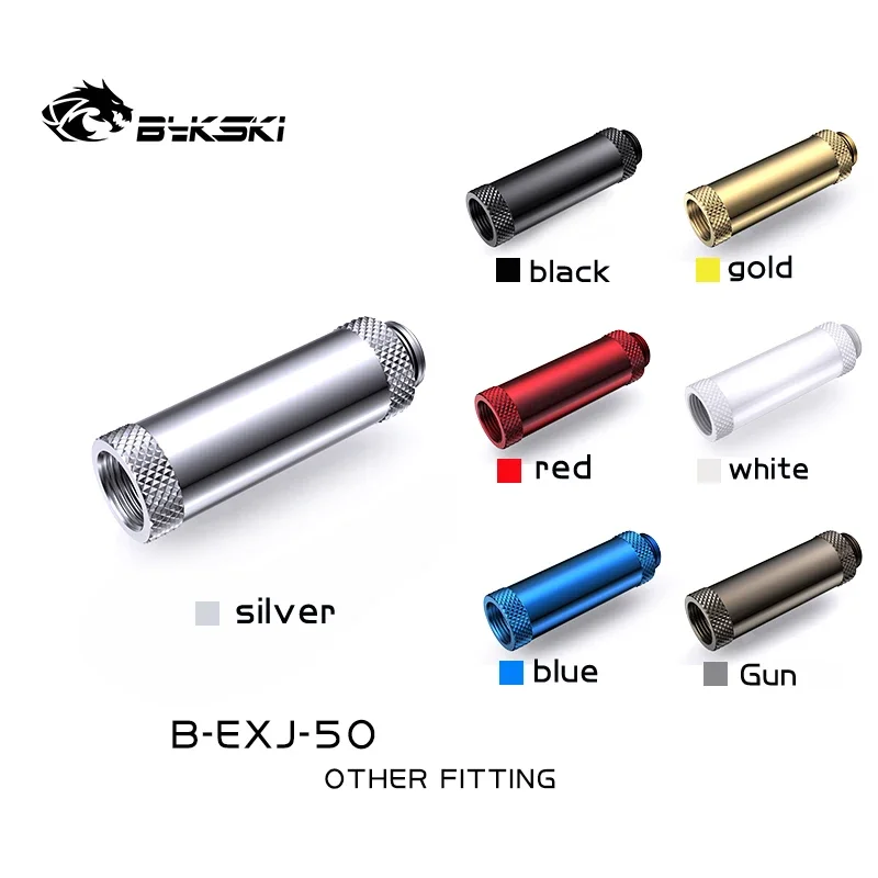 

Bykski B-EXJ-50,50mm Male To Female Extender Fittings, Boutique Diamond Pattern,Multiple Color G1/4 Male To Female Fittings