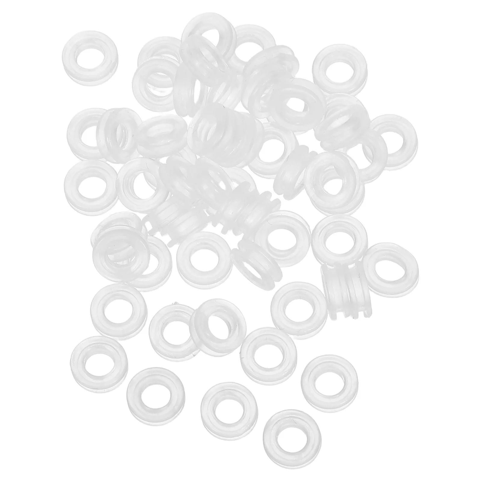 

60Pcs Soft Silicone Clip on Earring Pads Clear Anti-Slip Cushion Ear Supports Comfortable Protective Pads for Clip on Earrings