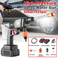 30Bar Cordless High Pressure Washer Car Wash Gun with 1/2 Battery Spray Water Gun for Makita Car Wash Tool Cleaning Machine 2025