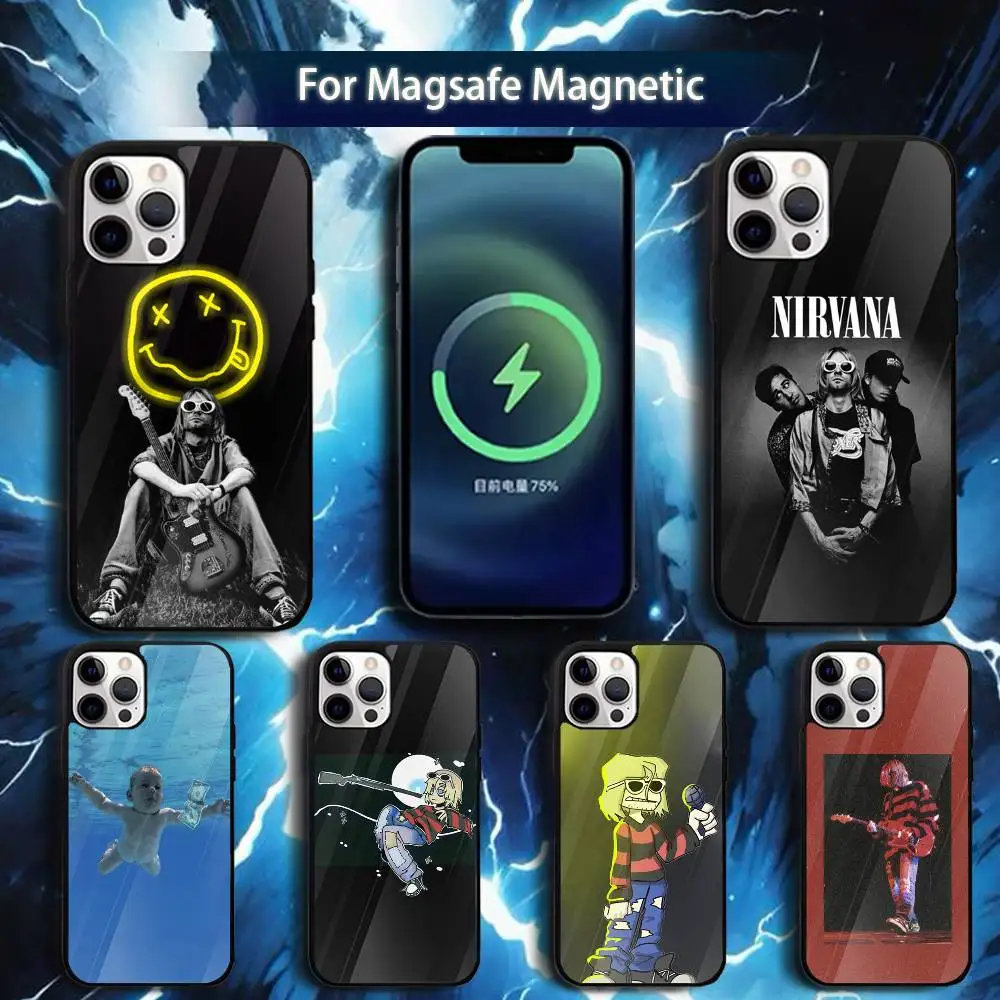 

K-Kurt C-Cobain Singer Phone Case For iPhone 17,16,15,14,13,12,11,Pro,Max,Plus,Mini,Magsafe,Magnetic Wireless Charging Case