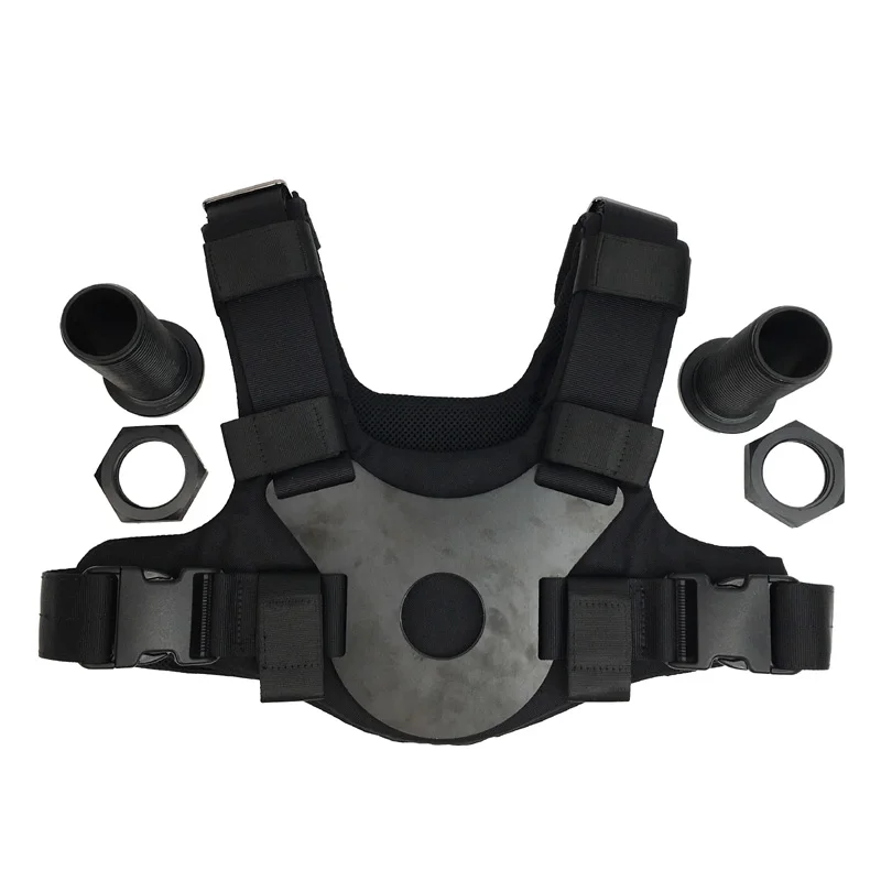 1000D Nylon Gym Fitness Vest Fashionable Plate Running Trainer 80kgs Heavy Loading Quick Release Power Training