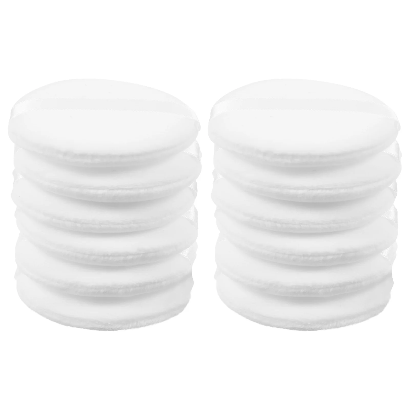 20Pcs 페이스 메이크업 파우더 패드 여성을위한 작은 부드럽고 편안한 화장품 애플리케이터 도구 자연 마무리 메이크업