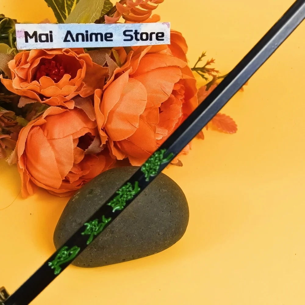 LLavero de Katana de Anime de 6 pulgadas, espada samurái Original, tamaño Real, Katana japonesa, cuchillo de Metal Ninja, espada, juguete para regalo afilado