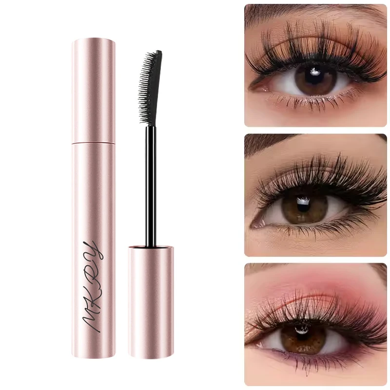 Wimperntusche, Wimpernverlängerung, voluminös, langlebig, langlebig, wischfest, dick, schnell trocknend, wasserfest, schwarze Wimperntusche, Augen-Make-up