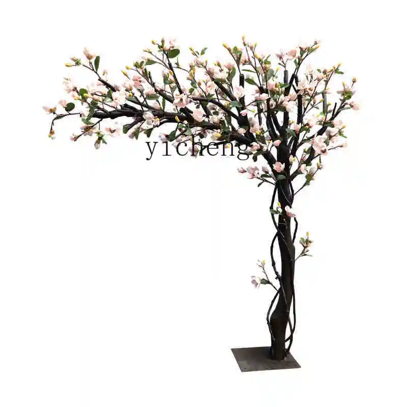 XL Simulation Magnolia Tree Fake Trees Large Simulation Plant Ground Floriculture Window Decorative Ornament