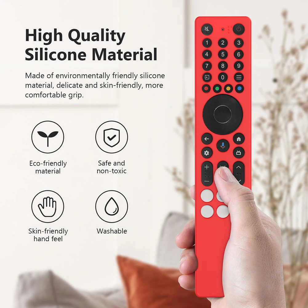 For TCL RC833A Silicone Remote Control Case Anti-Slip Protective Cover Anti-Scratch Remote Control Protect Case TV Supplies Tool