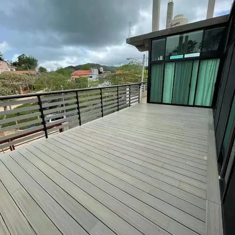 Träplastkomposit Wpc-däckgolv utomhus för att dekorera exteriör 10 best sales kompositdäck utomhus - №9