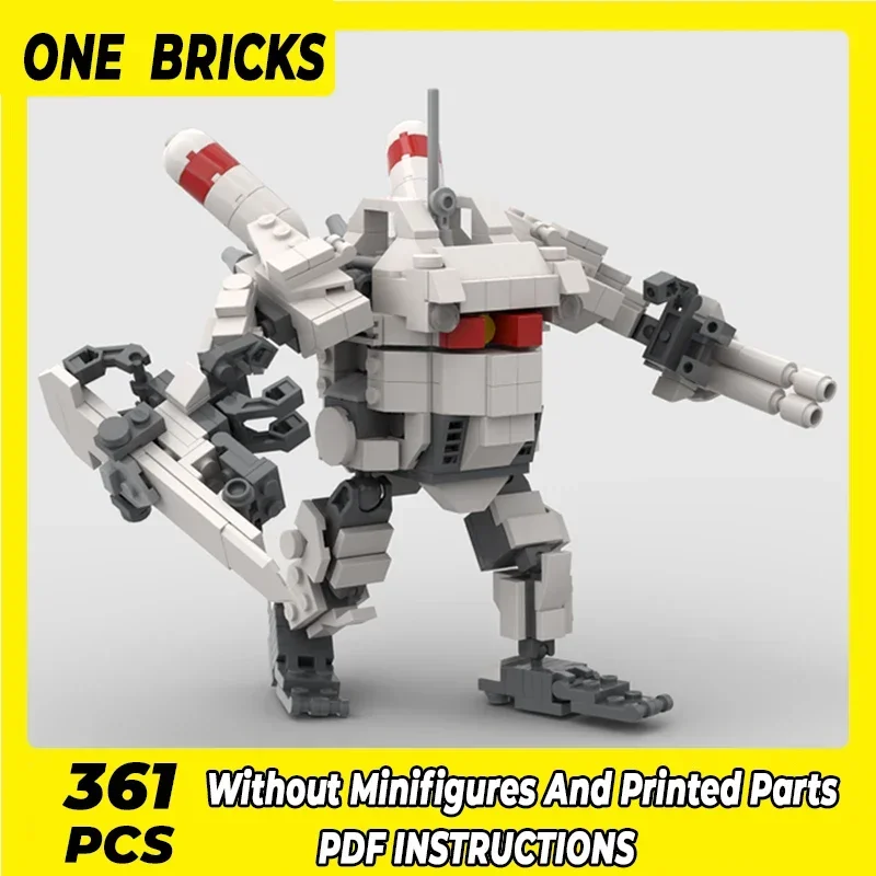 Animal Military Robot Model Moc Building Bricks Big Bunny Robot Technology Modular Blocks Gifts Christmas Toys DIY Sets Assembly