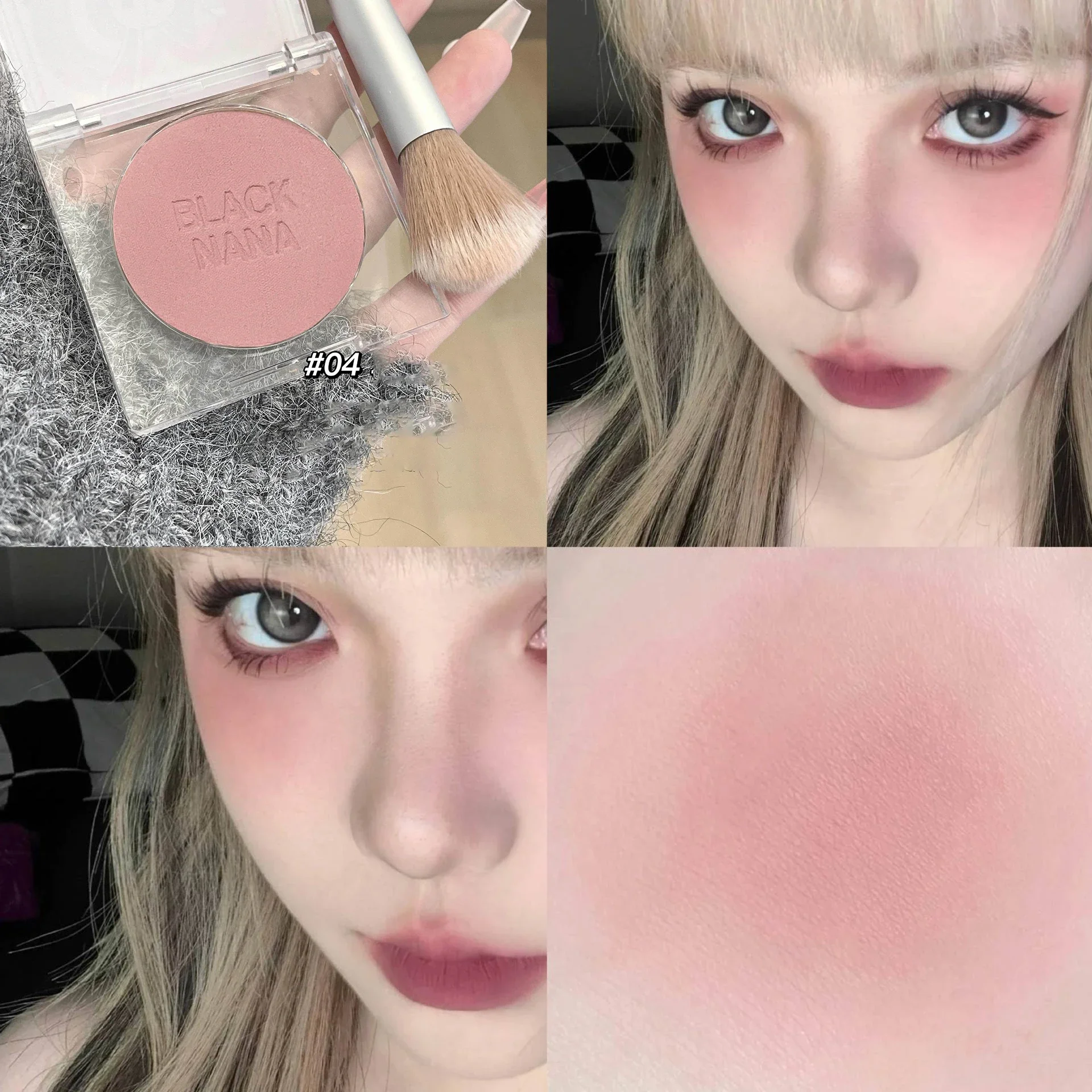 

4 Colors Face Blusher Peach Pink Tint Cream Makeup Blush Palette Milk Orange Cheek Contour Blush Cosmetics Blusher Makeup Rouge