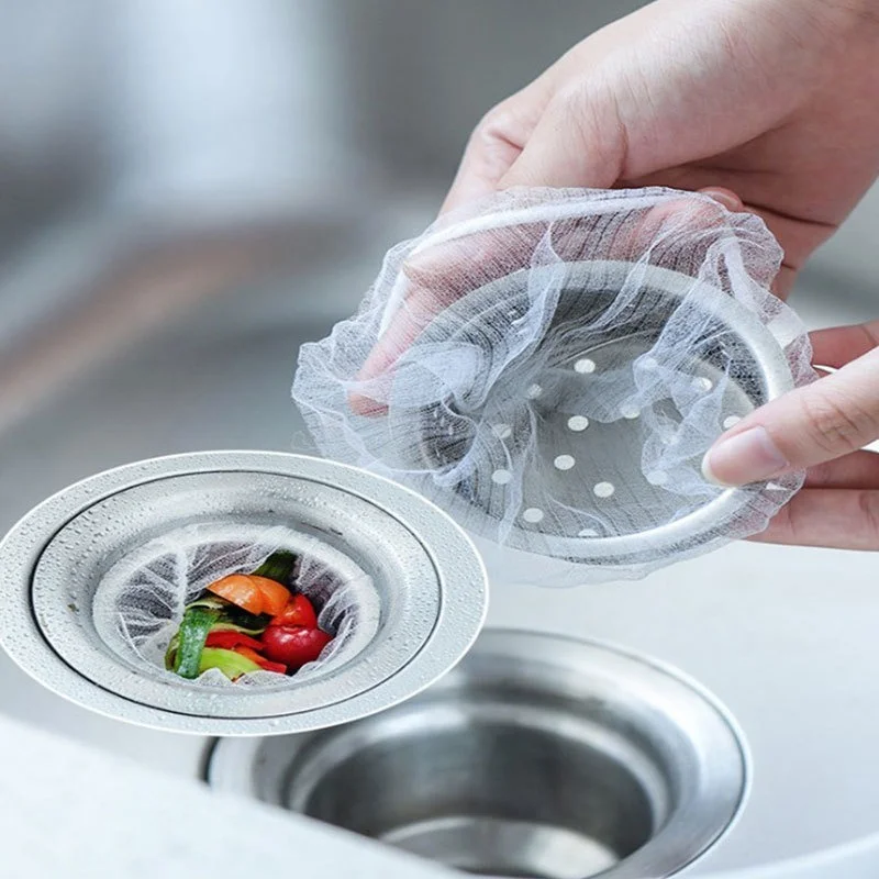 Sacos de Lixo Descartáveis Anti-Bloqueio Filtros Pia de Cozinha Dreno de Esgoto Filtro de Piscina Filtro de Malha Filtro de Lixo Saco de Lixo