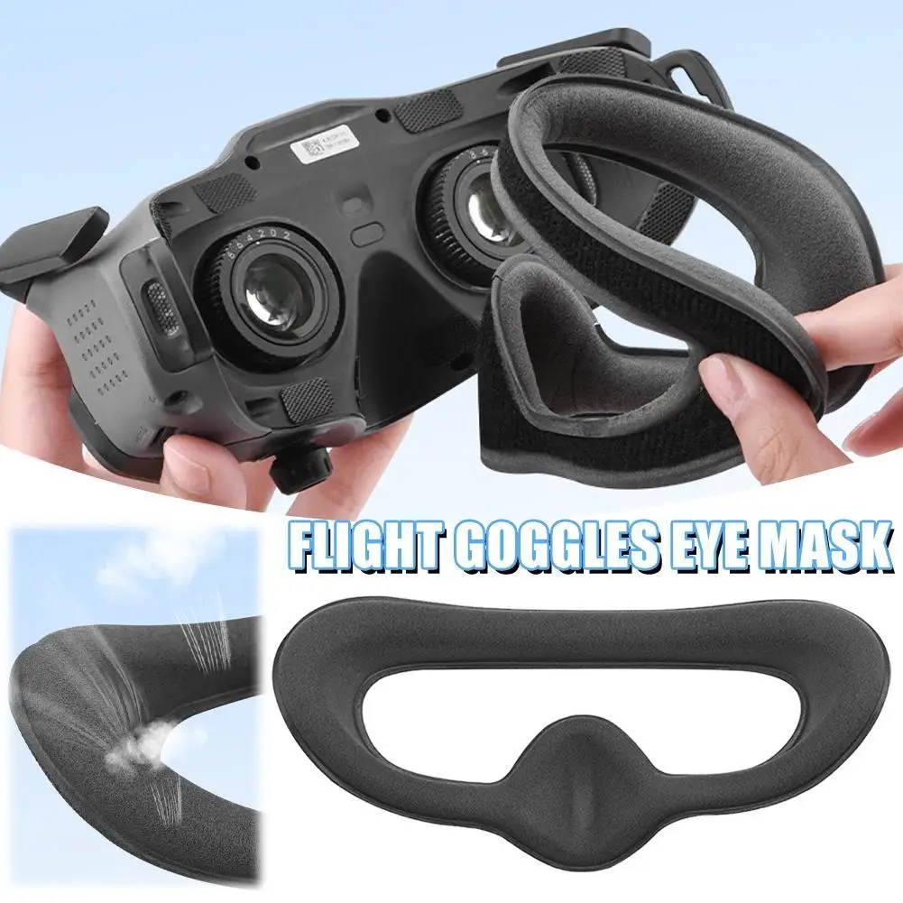 Eye Mask Sponge For DJI Avata 2 Goggles 3 Goggles Integra Protective Cover Replacement Soft Face Plate Flight Goggles Eye Mask