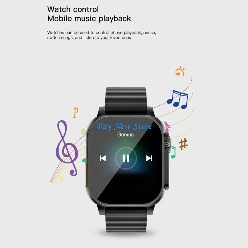 20CE Portable Watch for Men Women Answer/Make Calls Fitness Watch with Heart Rate Sleep Monitors Step Counter Weather