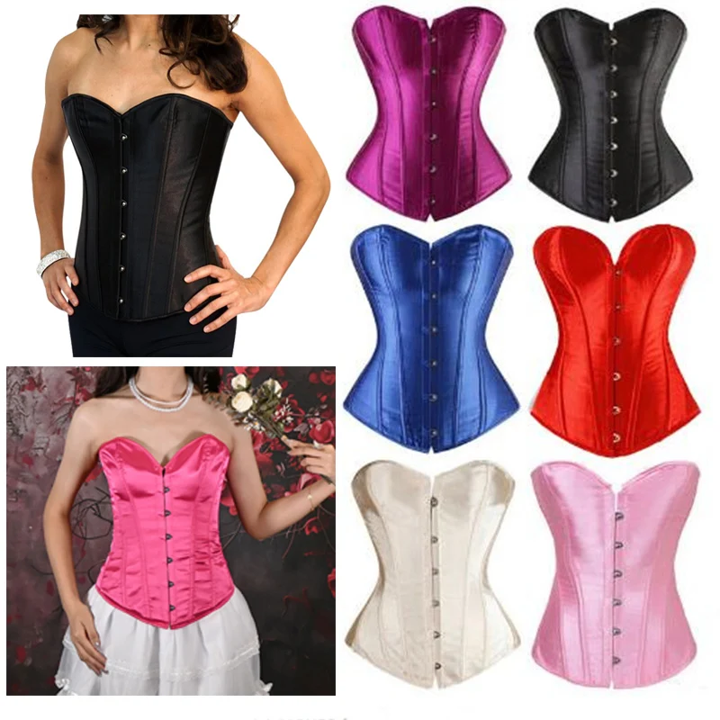 

Женский корсет-топ больших размеров, атласный, сексуальный, в винтажном стиле, для свадебных нарядов, корселье, брокатный, для костюмов