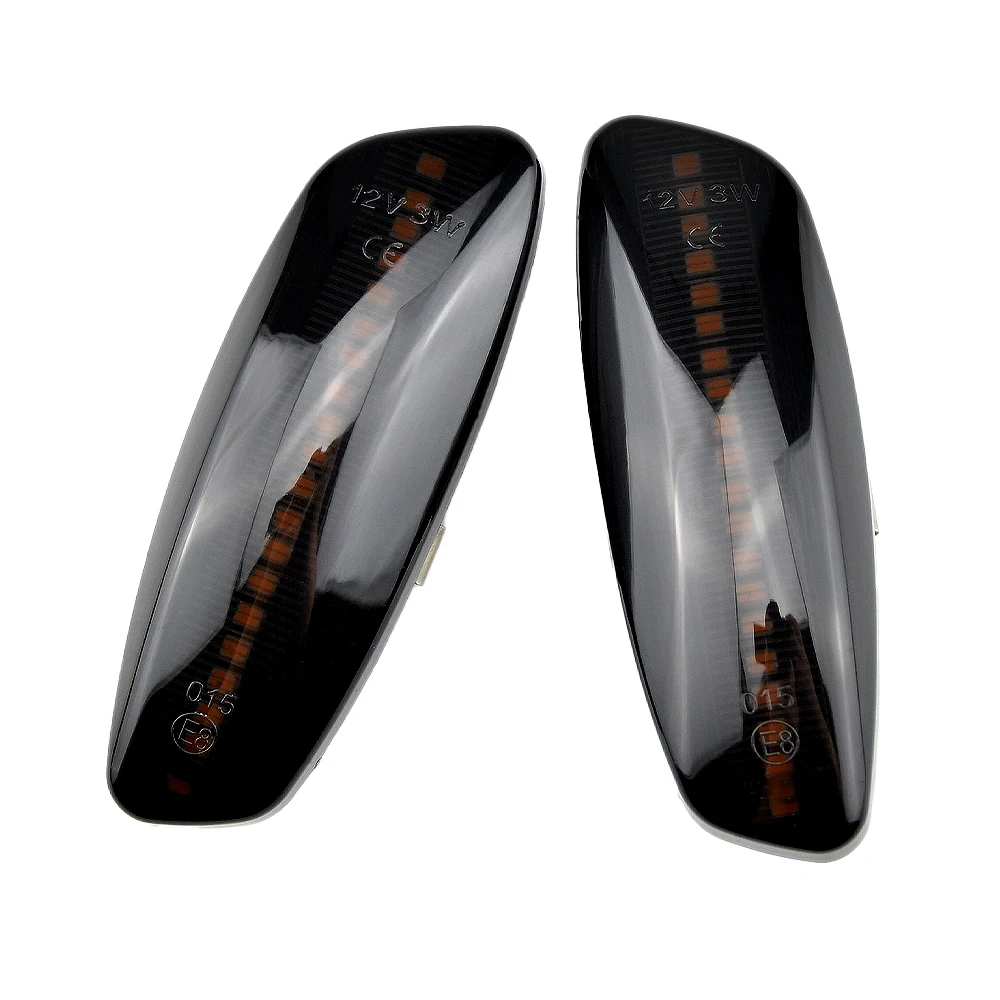 2Pcs Dynamic LED Side Marker Lights 12V Flowing Turn Signal Light Blinker For Citroen C3 C4 C5 DS3 DS4 for Peugeot 207 308 3008