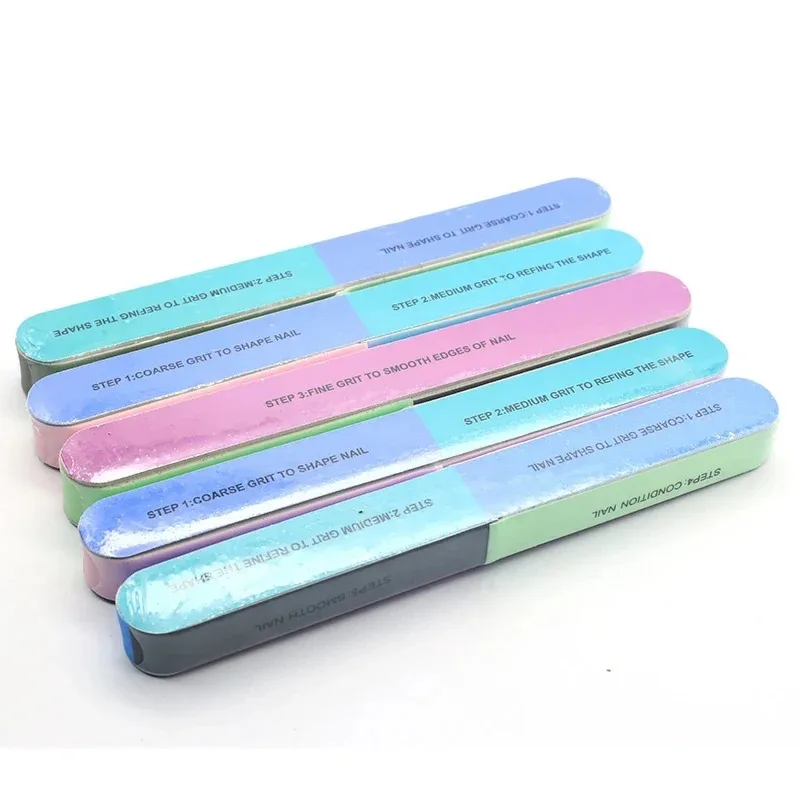 1/3/5Pcs Nail polish buffer Nail Art Sanding Files Buffer Block Manicure Pedicure Tools Sand Surface Sponge Nail File