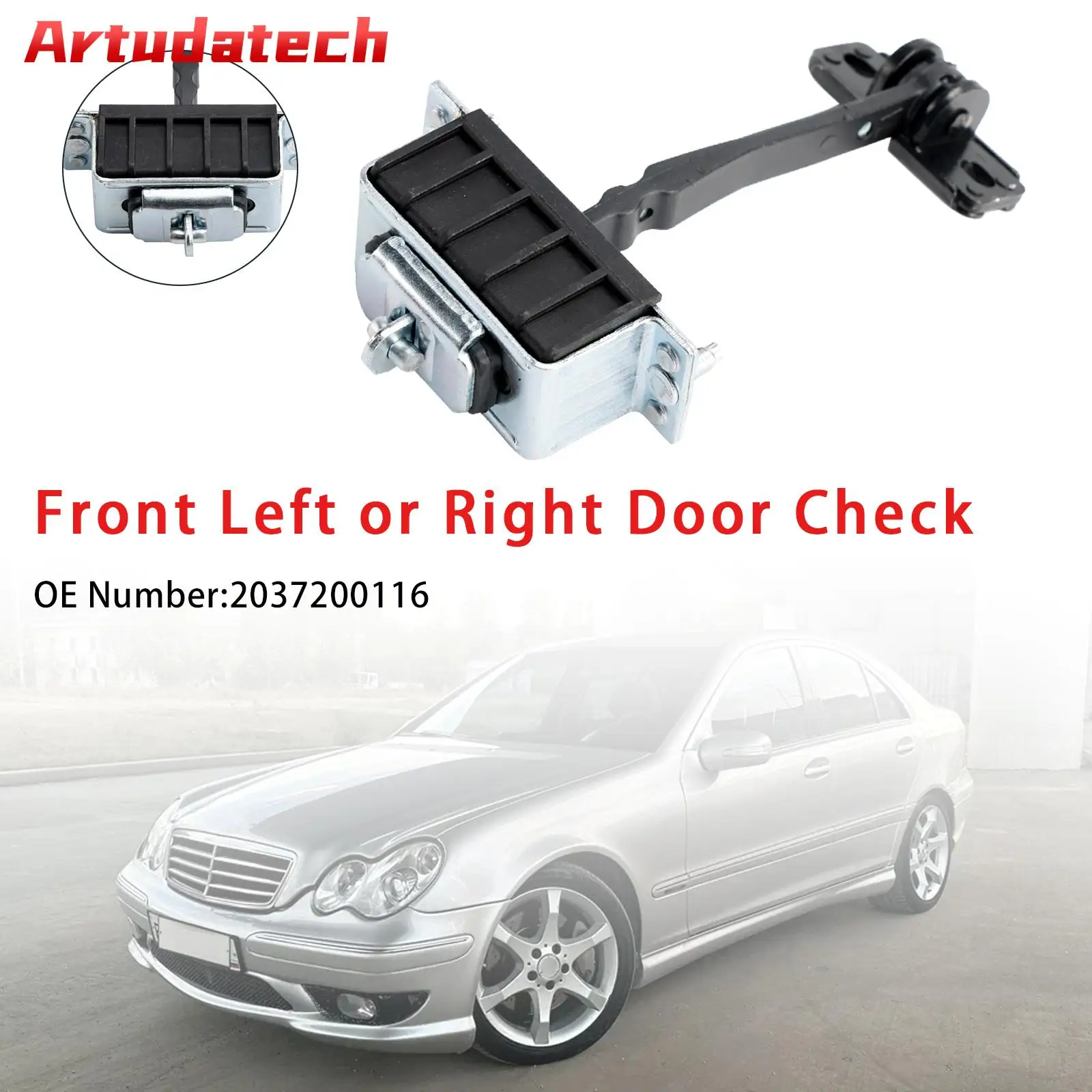 

Artudatech Front Left or Right Door Check 2037200116 For Mercedes-Benz C230 C280 2006-2007