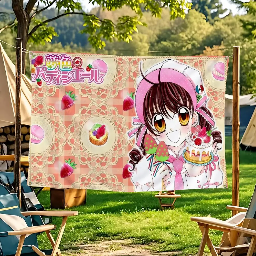 Y-Yumeiro Patissiere Girl Flags Suitable For Party Club Outdoor Interior Wall Decoration Banner Fans Gift