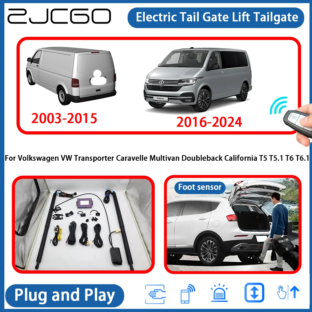 Для Volkswagen VW Transporter Caravelle Multivan Doubleback California T5 T5.1 T6 T6.1 Power Liftgate Электрический подъемник задней двери