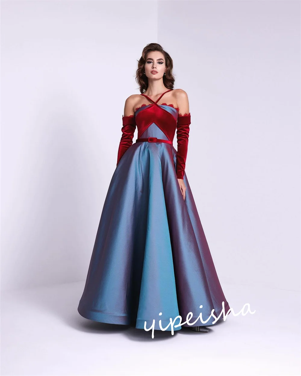 CustomizedJiayigong  Prom S Sashes Engagement  Gown Halter Bespoke Occasion  Long Dresses