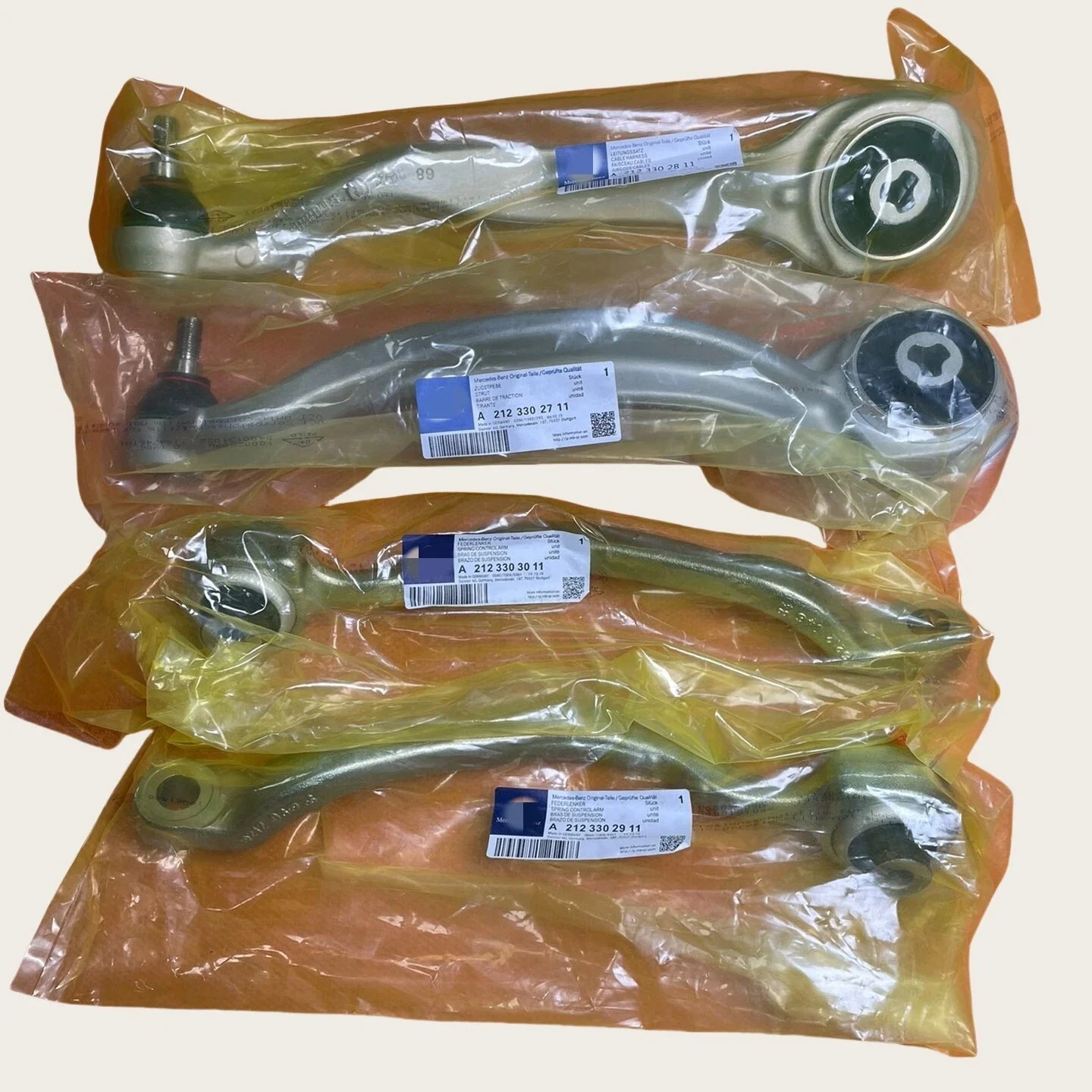 

4X OEM Front control arms For Mercedes Rear-drive W212 E200 E260 E180 E250 E300