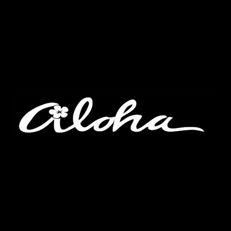 ALOHA Hawaii Style Car Sticker Fashion Cool Body Decal Personality PVC Decoration Cars Accessories Exquisite Waterproof Decals