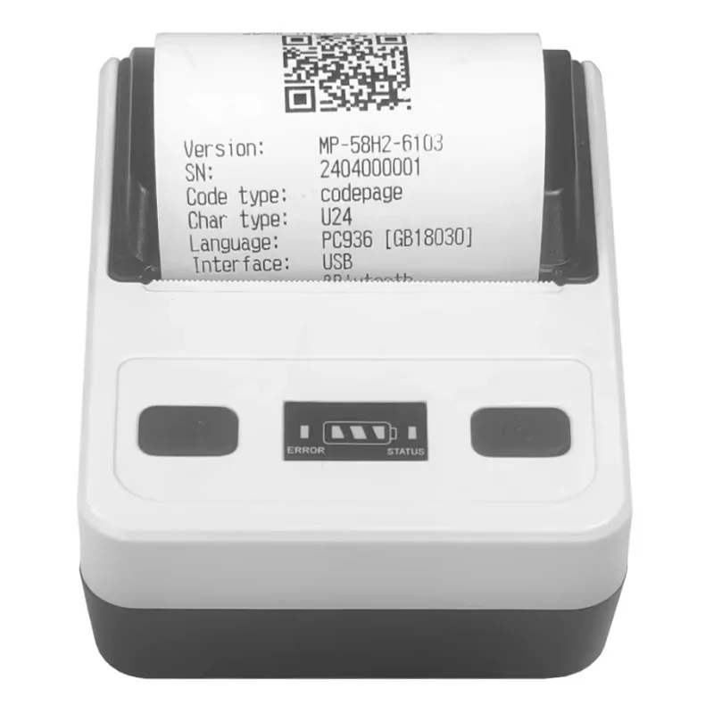 

Высококачественный термопринтер чеков 58 мм, портативный мини-телефон/планшет Android, беспроводной для Bluetooth Pos, в наличии MP-58H