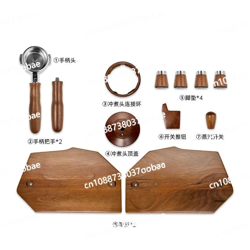 

Комплект бездонной ручки из модифицированного массива дерева 13, аксессуары для кофемашин