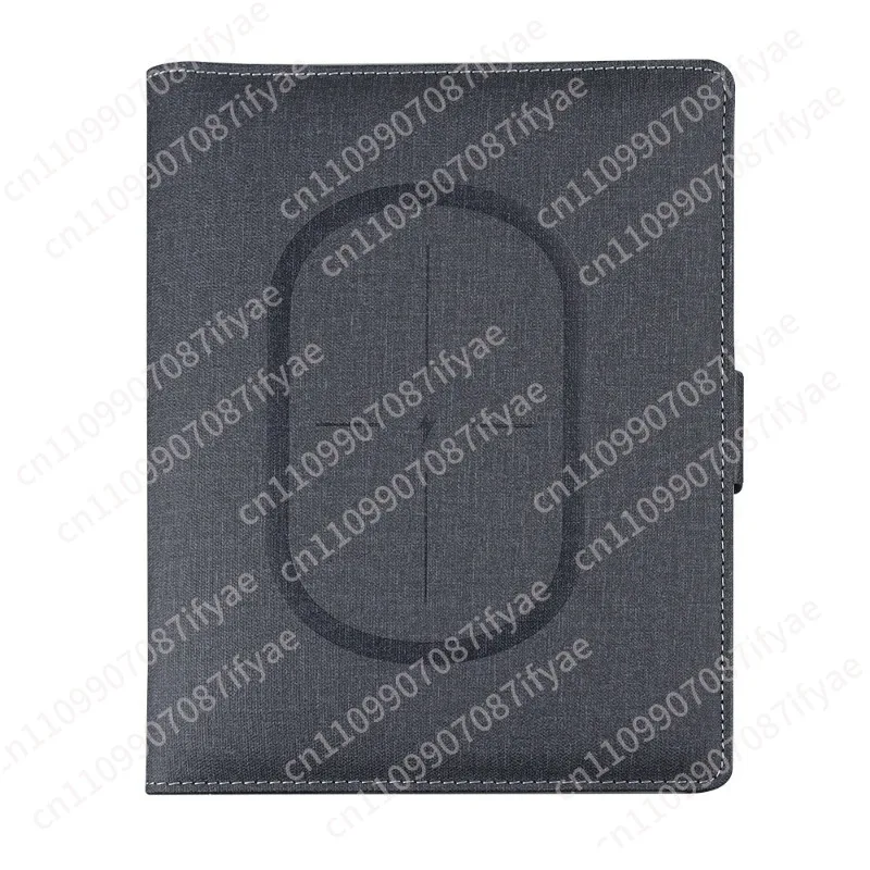 Charging notebook Mobile power supply Notepad PU leather Wireless charging book Business gift set Meeting souvenir