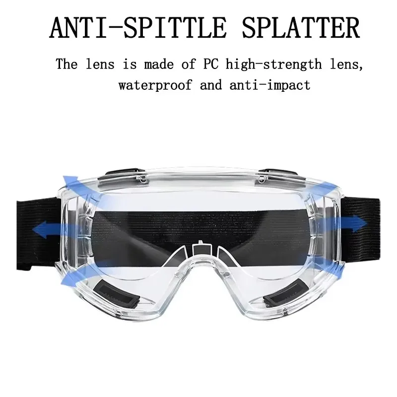 Motorcycle Goggles Glasses Men Women Eye Protect Off-road Cycling Safety Anti Dust Glasses Protection Moto Dust-proof Eyeglasses - view 2