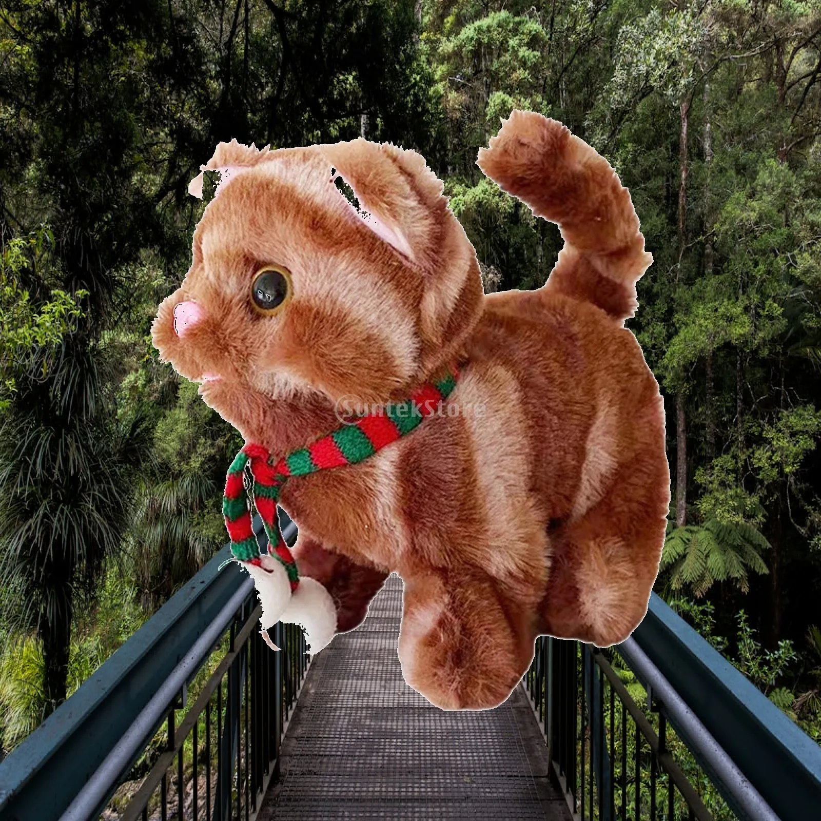 ロボット猫キティおもちゃ-猫キティおもちゃ-アニメーションおもちゃ-電子猫ペット-電子ぬいぐるみ猫おもちゃ-子供用-男の子-女の子-子供向け