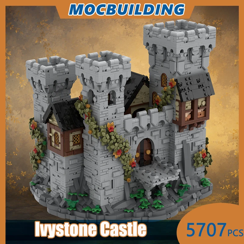 Ivystone Castle Model MOC Building Blocks DIY Assemble Bricks Architecture Collection Creative Display Toys Gifts 5707PCS