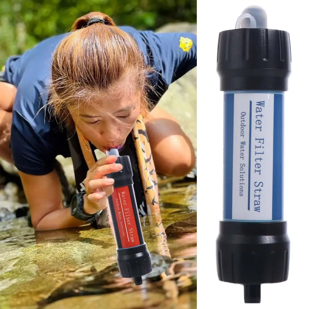 

Mini Mini Water Filter Straw Purifier Direct Drinking Purification Water Filter Straw Portable Drinking Water Filtering Straw