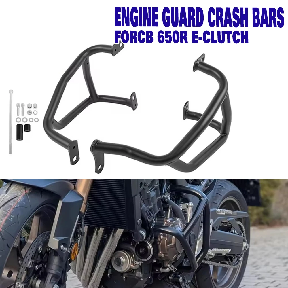 

Crash Bars Engine Guard For Honda CB650R CB 650R CB650 R CB 650 R E-Clutch E Clutch 2024 2025 Frame Bumper Fairing Protector Bar
