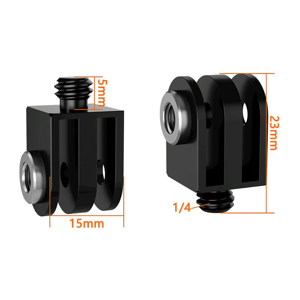 1/4 Inch Screw Tripod Adapter Mount Holder for GoPro 12 11 10 9 8 Insta-360 One X X2 X3 Camera Accessories