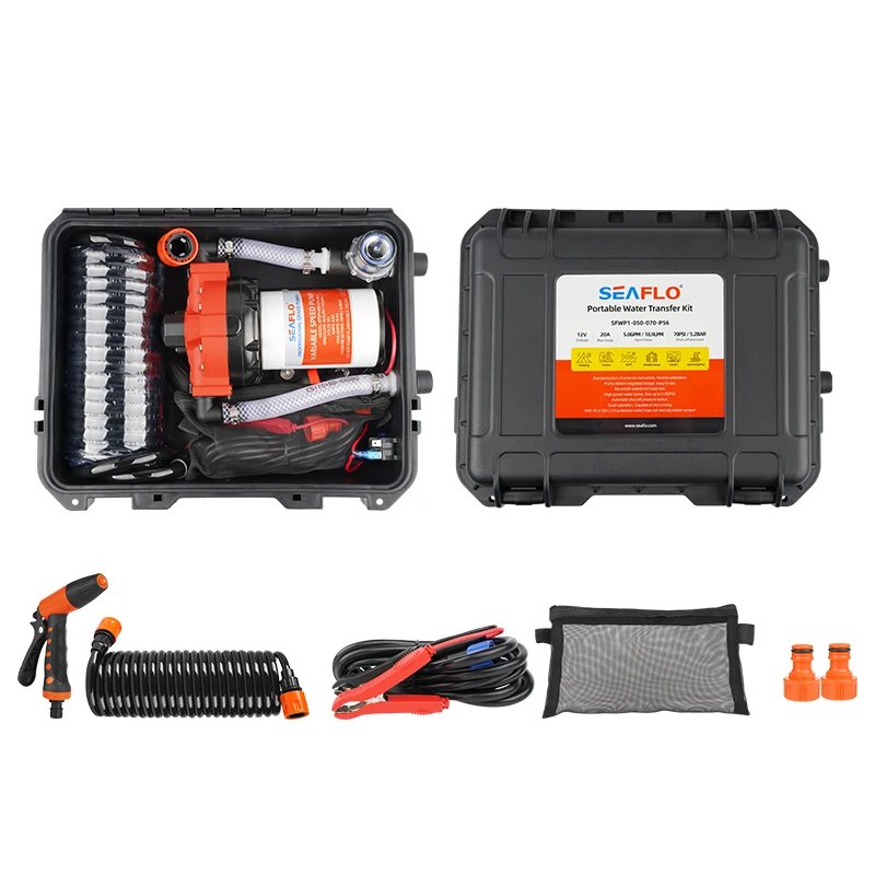 

Wholesale Cleaning Wash Pump 12 Voltage Suitable For RV Marine Swimming Pools Portable Washdown Pump Kit