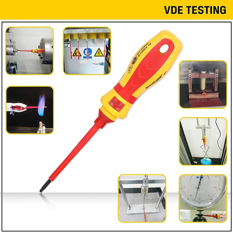 15in1/13in1 مجموعة مفكات معزولة ومغناطيسية مشقوقة Pozidriv توركس بت أدوات كهربائي VDE العزل الجهد العالي