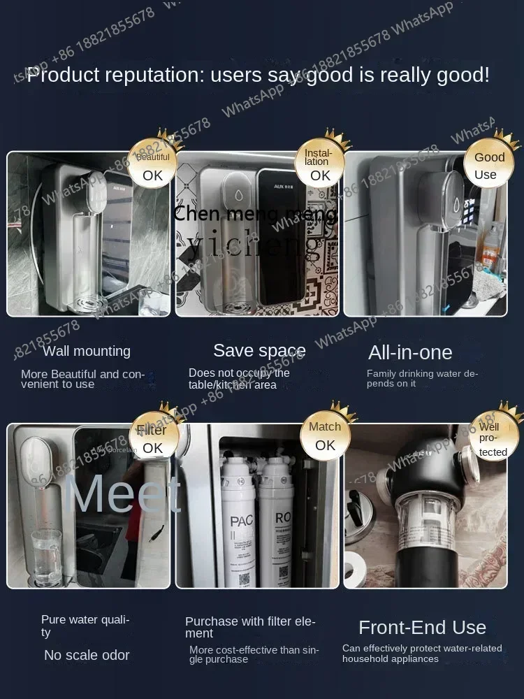 Hot sales ZC Water Purifier Household Direct Drink Instant Heating Integrated Machine Wall-Mounted Water Dispenser