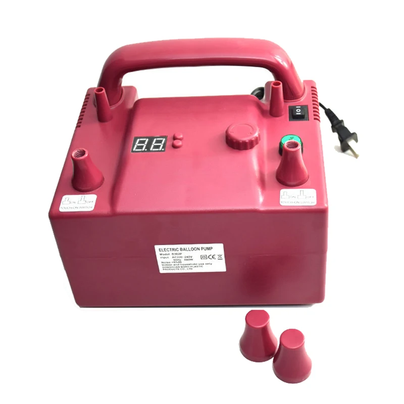 B362P Electric Balloon Pump Inflator Blower 5 Inch Round Latex Balloon Pump Balloon Inflator Speed ​​Time Controller