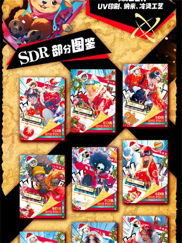 One Piece Anime Sammelkarten Booster Box Kollektion Mehrere Serien Luffy Zoro Seltene Folien-Hologramm-Karten, TCG CCG Sammlerstücke – Detail 5