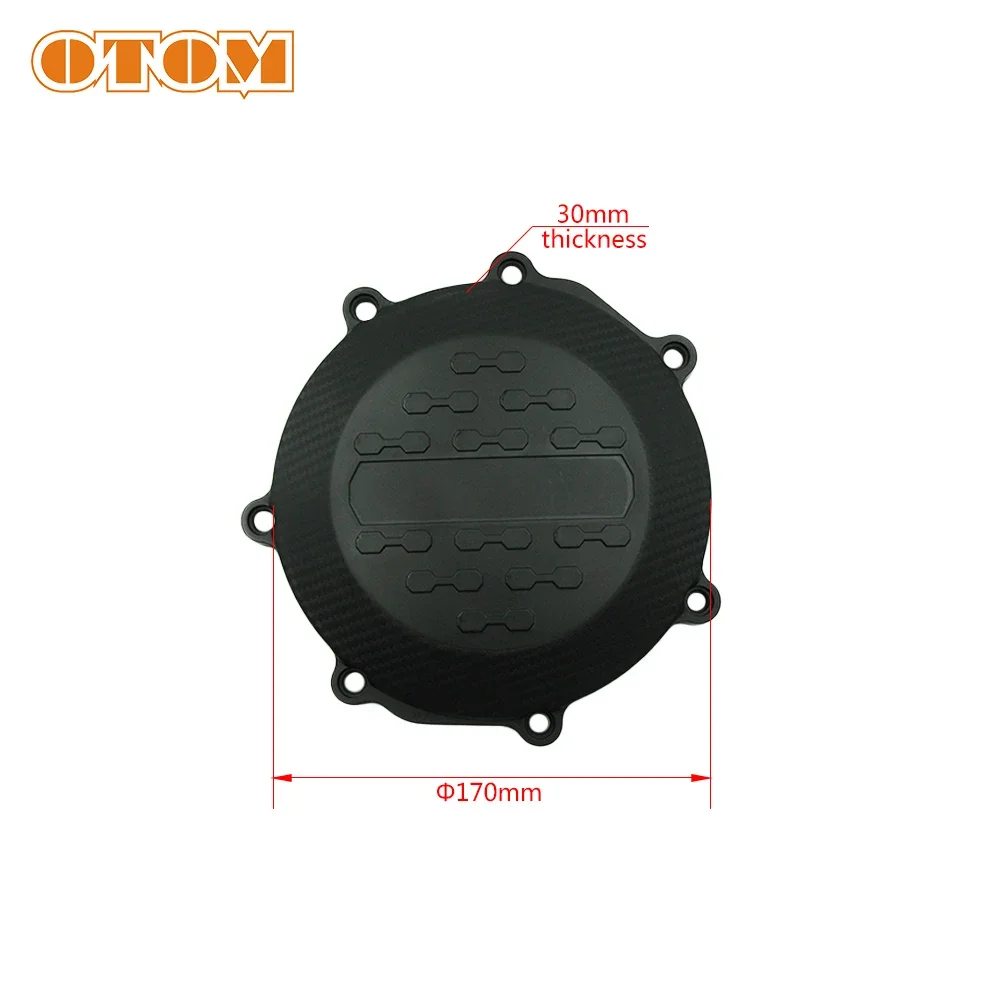 OTOM Motocross Clutch Cover-YMH02 Plastic Protective Shell Lid Engine Protection Guard For YAMAHA YZ450F YZ450FX WR450F Bikes