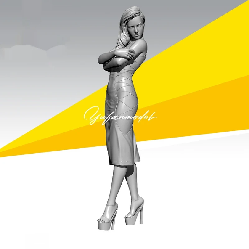 

1/35 Sports Car Baby Resin Model Figure Gk Micro Miniature 3d Printed White Model Toy Unassembled And Unpainted Kit