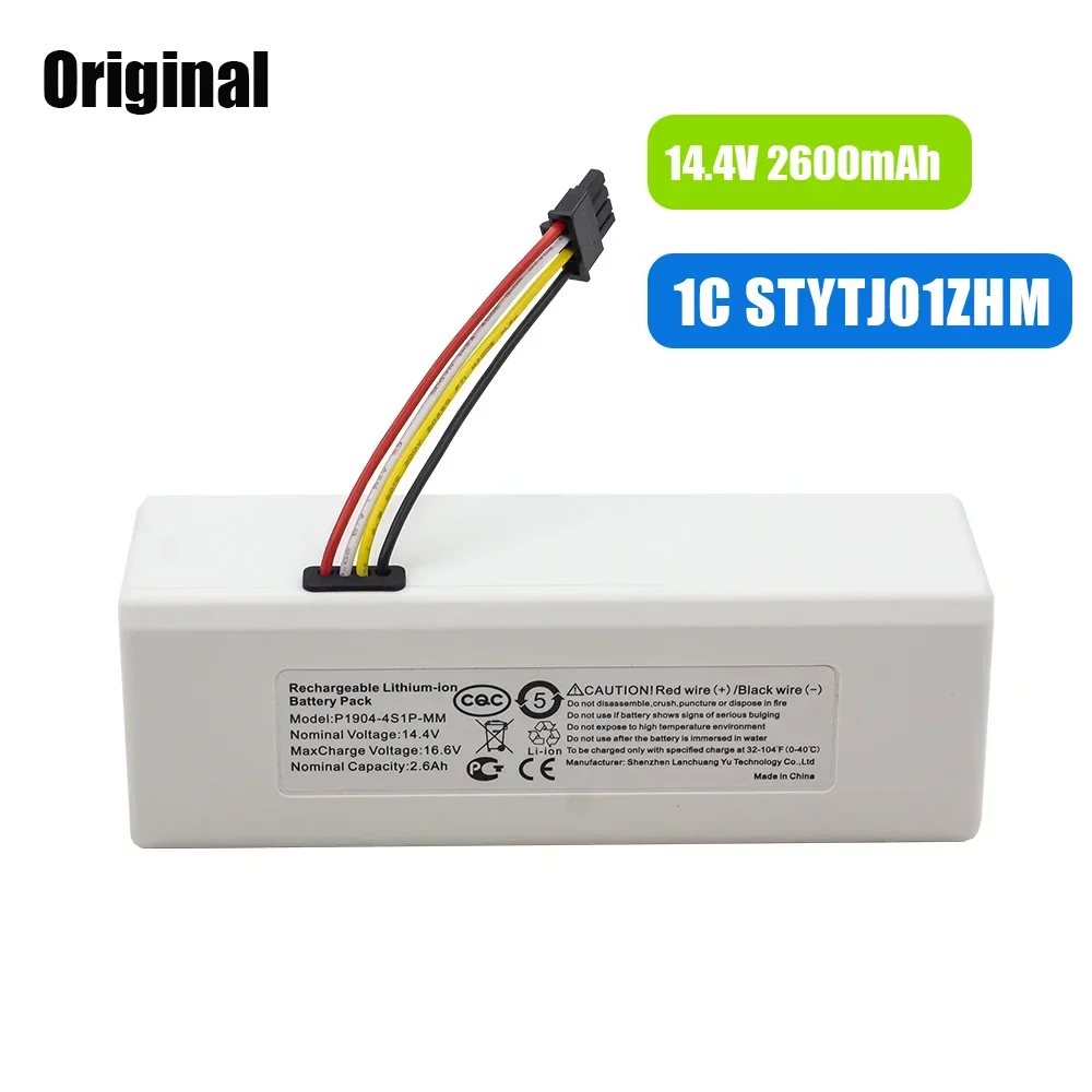 Batería de P1904-4S1P-MM para Xiaomi Mijia 1C STYTJ01ZHM, accesorios para Robot aspirador, piezas originales