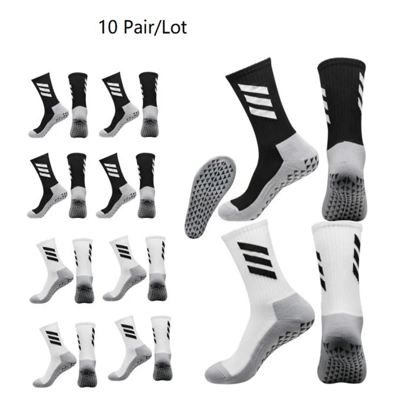 1Pair/3Pair/5Pair/6Pair/10Pair/12Pair of Men Soccer Socks Anti Slip Non Slip Grip Pads for Football Basketball Sports Grip Socks